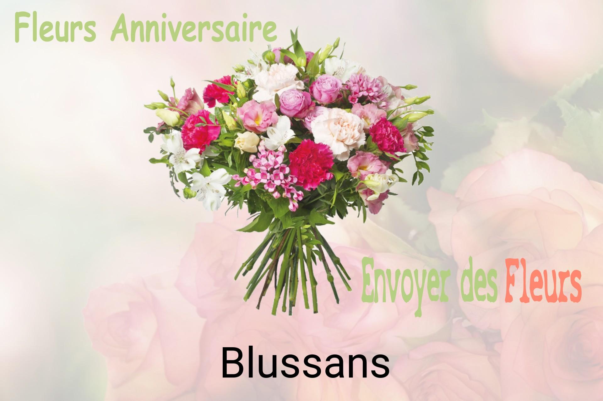 Bouquet de fleurs d’anniversaire livré à Blussans