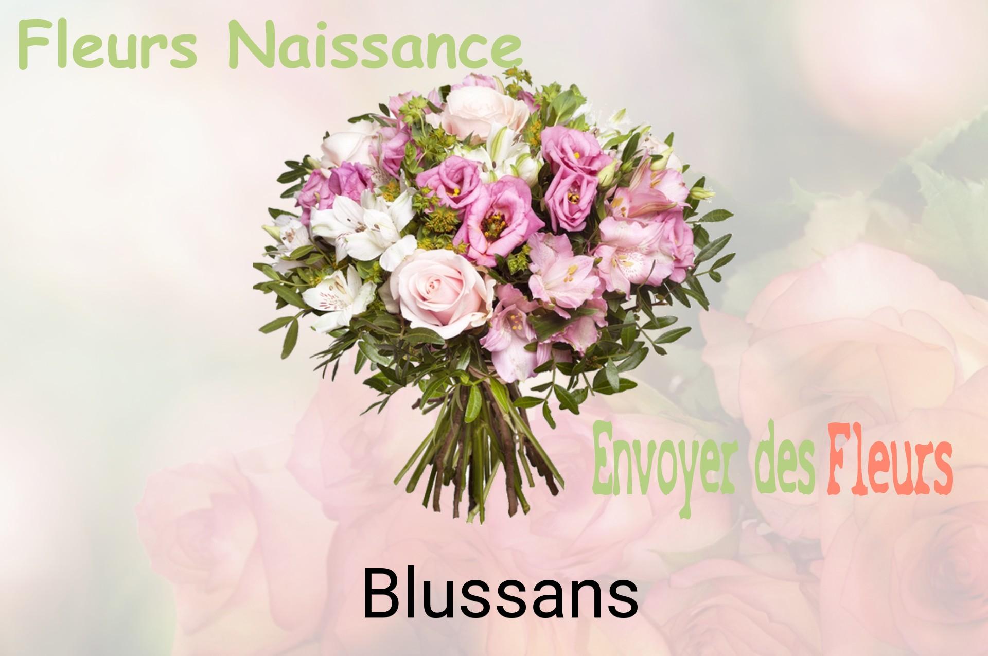 Bouquet de fleurs de naissance livré à Blussans